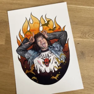 Eddie Munson Foiled Print