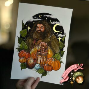 Gentle Giant Foiled Print