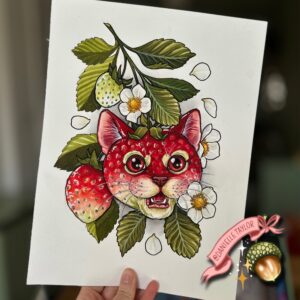 Strawpurry Print