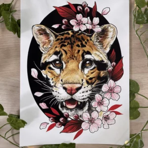 Clouded Leopard Print