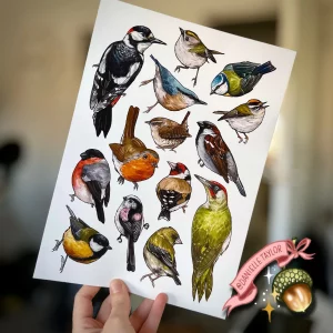 Birds Print - Multiple Sizes Available