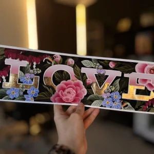Hand-Gilded Love Print