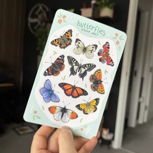 Butterflies Vinyl Sticker Sheet