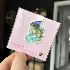 Wizard Froggo Magnetic Bookmark