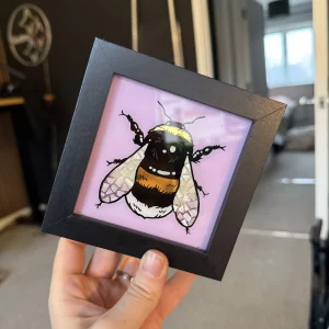 Gilded Glass Mini Bumblebee Frame -Lilac/Lilac Wing Tip