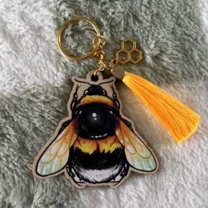 Bumblebee Tassel Keyring